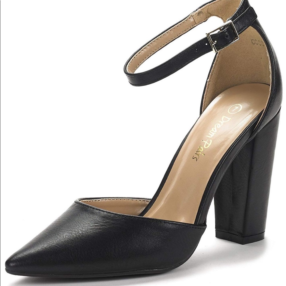Black Heels Closed Toe